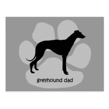 Cool dad greyhound postcards