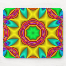 Cool decorative fractal mousepad