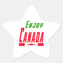 Cool Designs For Canada Star Sticker