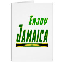 Cool Designs For Jamaica Greeting Card