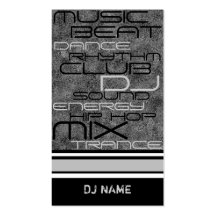 Cool DJ Business Card