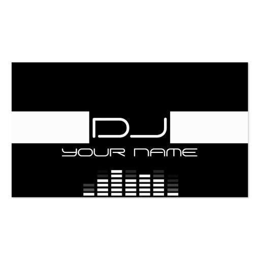 Cool DJ Business Card