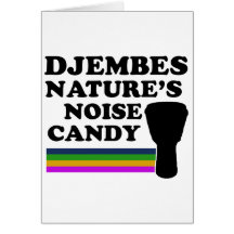 Cool djembe musical instrument designs cards