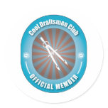 Cool Draftsmen Club Stickers