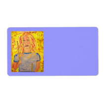 cool drummer girl labels