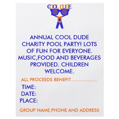 COOL DUDE FLYER by Baysideimages