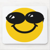 Cool dude smiley mousepad