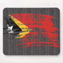 Cool East Timorese flag design Mouse Pad