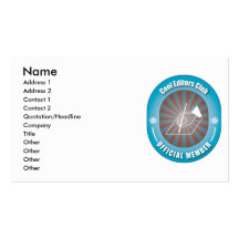 Cool Editors Club Business Cards