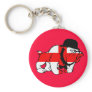 Cool English Bulldog English flag Keychains