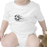 Cool Fast Speedy Soccer Ball with Trailing Tee Shirt