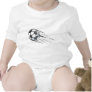 Cool Fast Speedy Soccer Ball with Trailing Tee Shirt