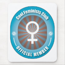 Cool Feminists Club Mouse Mat