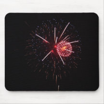Cool Fireworks mousepad