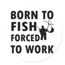 Cool Fish Designs Round Stickers