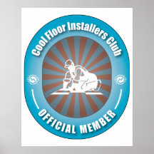 Cool Floor Installers Club Poster