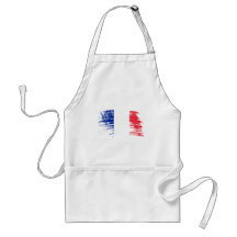 Cool French flag design Aprons