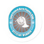 Cool French Horn Players Club Round Sticker