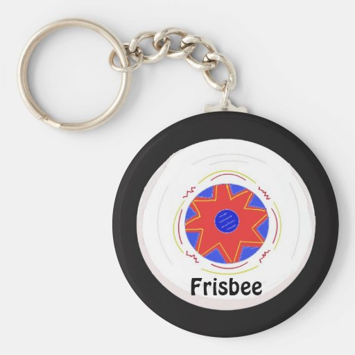Cool Frisbee Design Key Chains
