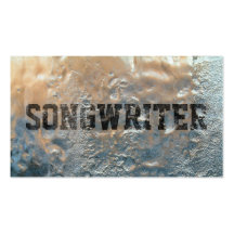 Cool Frozen Ice Songwriter Business Card