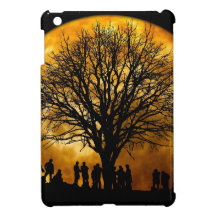 Cool Full Harvest Moon Tree Silhouette Gifts