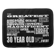 Cool Fun 30th Birthday Party Greatest 30 Year Old Planner