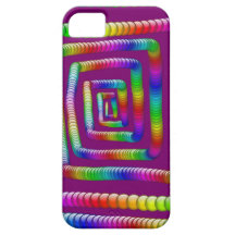 Cool Funky Rainbow Maze Rolling Marbles Design iPhone 5 Cases