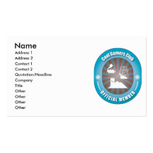 Cool Gamers Club Business Card