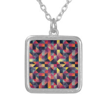 Cool Geometric Background Gifts Custom Necklace