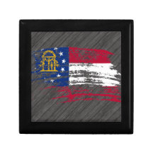 Cool Georgian flag design Jewelry Box