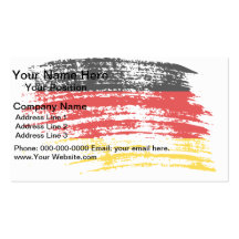 Cool German flag design Business Cards