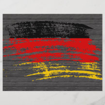 Cool German flag design Flyer Design