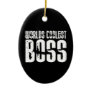Cool Gifts for Bosses : Worlds Coolest Boss Ornament