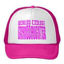 Cool Gifts : Pink Worlds Coolest Granddaughter Mesh Hat