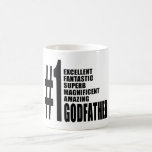 Cool Godfathers : Number One Godfather Coffee Mug