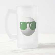 Cool Golf Ball Design Beer Mug