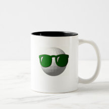 Cool Golf Ball Design Coffee Cup Mug