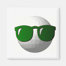 Cool Golf Ball Design Magnet