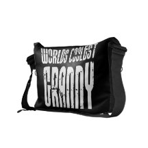 Cool Grandmothers Grannies : Worlds Coolest Granny Messenger Bag