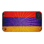 Cool Grunge Armenia Flag iPhone 4 Cover