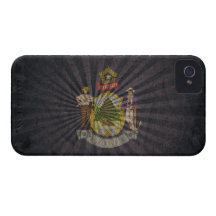 Cool Grunge Maine Flag iPhone 4 Covers