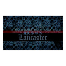 Cool Grunge Medieval Print Business Card Template