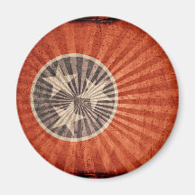 Cool Grunge Tennessee Flag Magnet