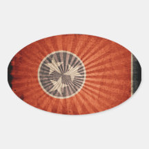 Cool Grunge Tennessee Flag Stickers