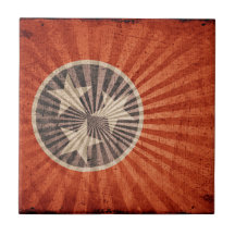 Cool Grunge Tennessee Flag Tile