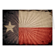 Cool Grunge Texas Flag Cards