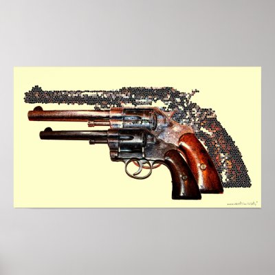 Cool guns photography poster by vitaliy