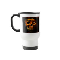 Cool Halloween Death Pumpkin Coffee Mugs