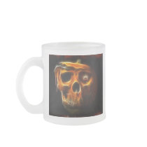 Cool Halloween Death Pumpkin Mug