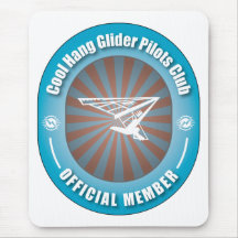 Cool Hang Glider Pilots Club Mouse Pad